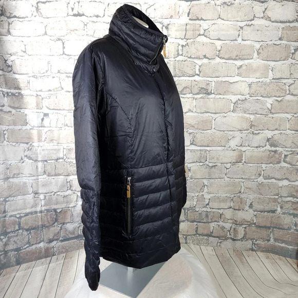 FIg Packable Duck Down Puffer Coat Jacket Outdoor Winter Black Size XL - Picture 8 of 14